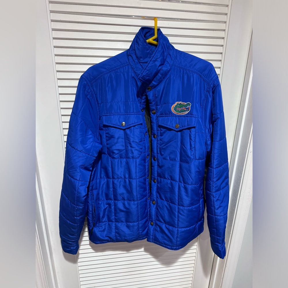 Florida Gators Colosseum Detonate Quilted Full-Snap Jacket - Royal
